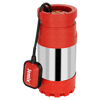 Насос колодезный JEMIX многоступенчатый ДАН-92-30 5,5 м3/ч 30м, 800Вт, нержавеющая сталь  с поплавко