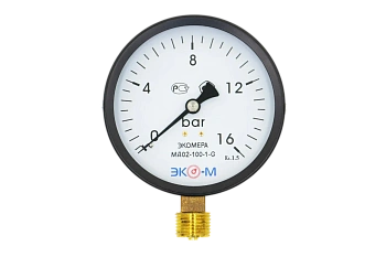Манометр ЭКОМЕРА МД-02-100мм 0..1МПа G1/2 ЭКОНОМ