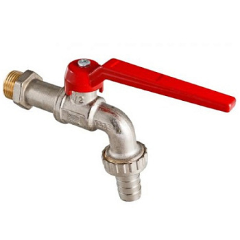 Кран водоразборный , со штуцером 3/4 ручка рычаг