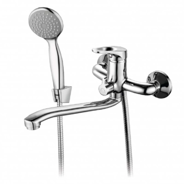 Смеситель для ванны GROSS AQUA Base 7211258С-35S  однорычажн. хром