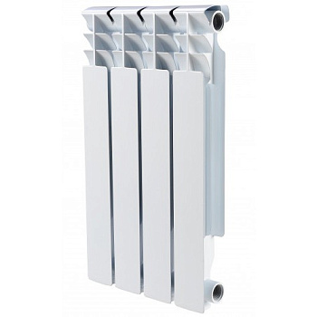 Радиатор Алюминиевый Faliano  4 секции, 500мм/80мм, 120Вт, белый
