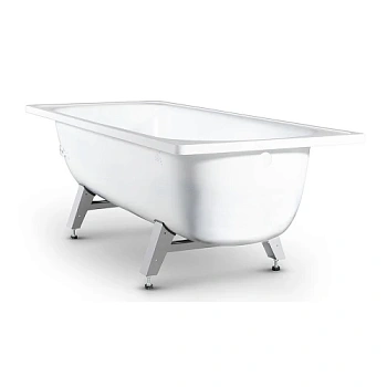 Ванна стальная ANTIKA ВИЗ 150*700*400 УЦЕНКА      (белая орхидея)+опорная подставка 01200