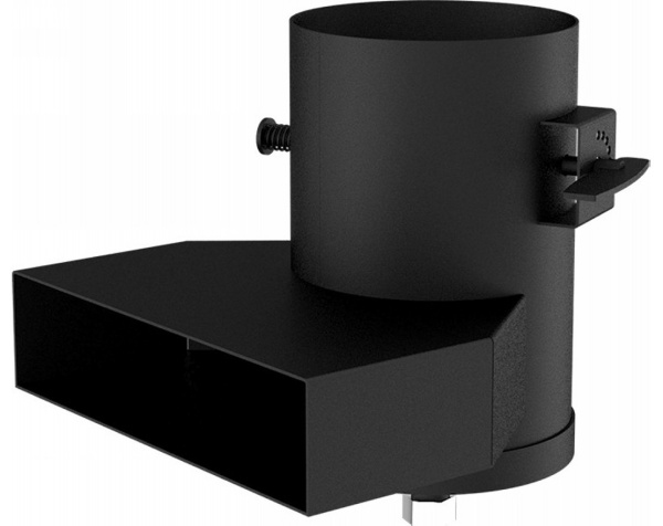 Переходник-Конденсатосборник URAGAN (шибер) Ду150-252х60 верт.