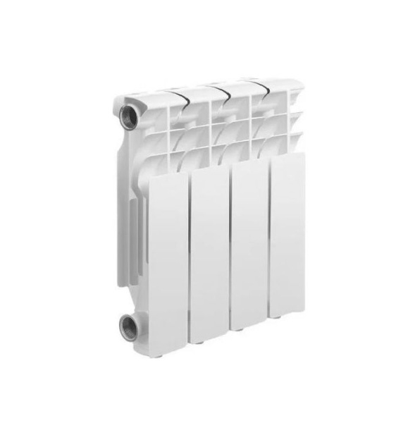 Радиатор Алюминиевый AQUAPROM SH УЦЕНКА 4 секции, 350мм/80мм, 120Вт, белый