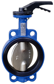 Затвор дисковый поворотный чугун. TECOFI  Ду 40 