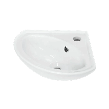 Умывальник SANITA Веер  угловой белый УЦЕНКА