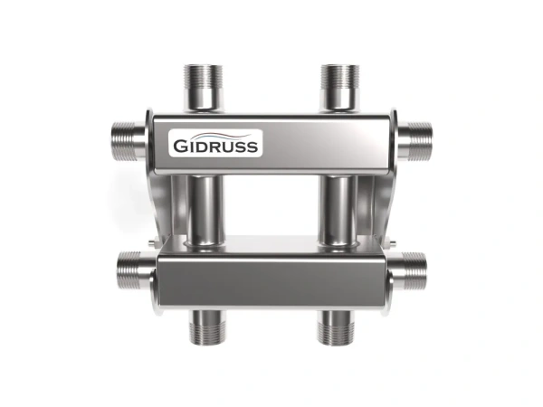 Коллектор модульный GIDRUSS нерж.сталь MКSS-40-3DU