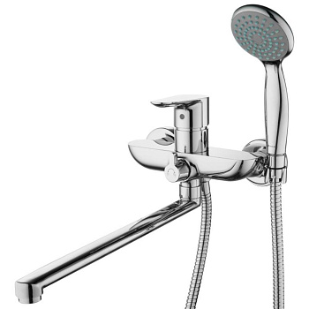 Смеситель для ванны GROSS AQUA Spase 7515288C-35L(F)  однорычажн. хром