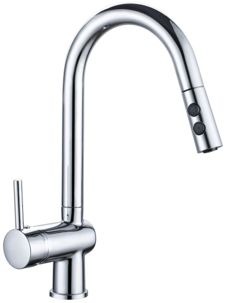 Смеситель для кухни GROSS AQUA Extra 3140609С  встраиваемый однорычажн. хром