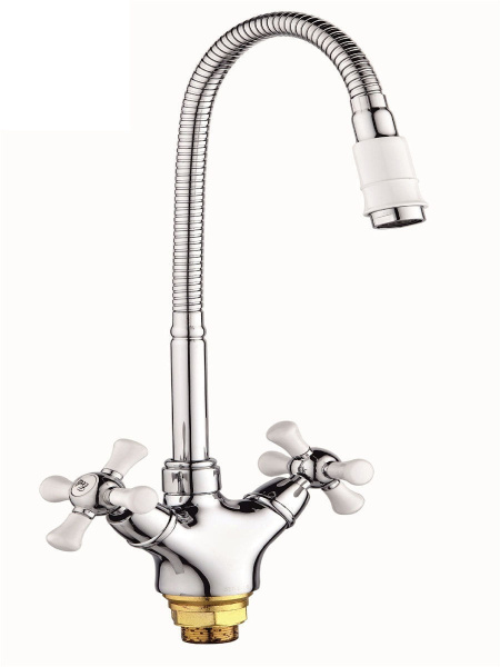 Смеситель для кухни РМС  SL92W-279F  врезной, двухвентильный, хром