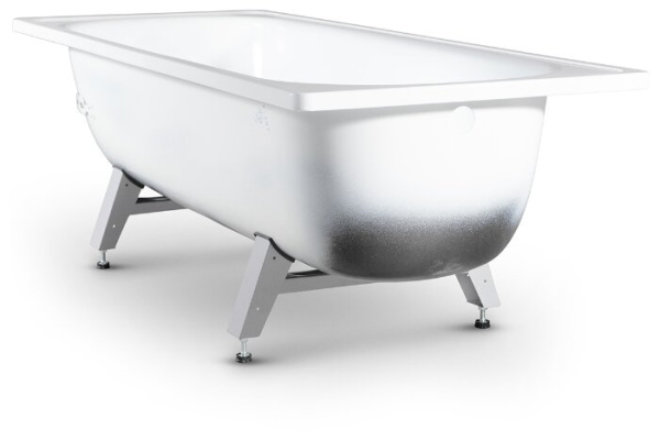 Ванна стальная ANTIKA ВИЗ 150*700*400      (белая орхидея)+опорная подставка 01200