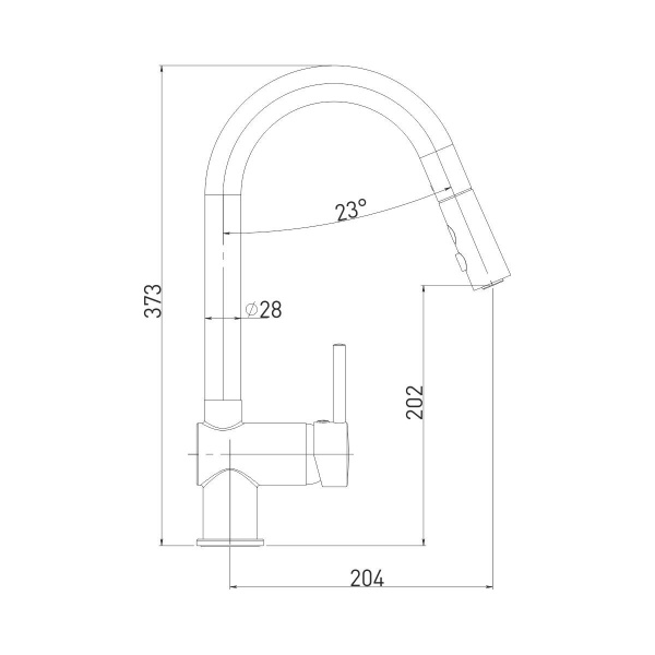 Смеситель для кухни GROSS AQUA Extra 3140609С  встраиваемый однорычажн. хром — купить смеситель для кухни в Кургане, цены в интернет-магазине «АкваТехника»