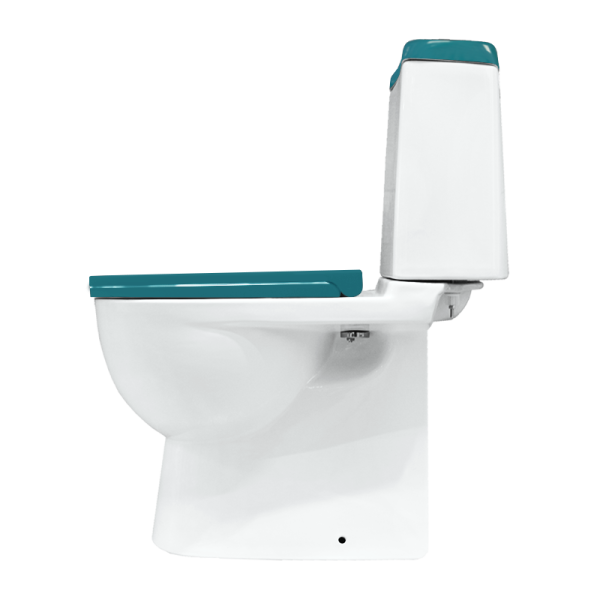 Унитаз компакт SANITA LUXE Best Color Sea SL DM  белый  — купить унитаз в Кургане, цены в интернет-магазине «АкваТехника»