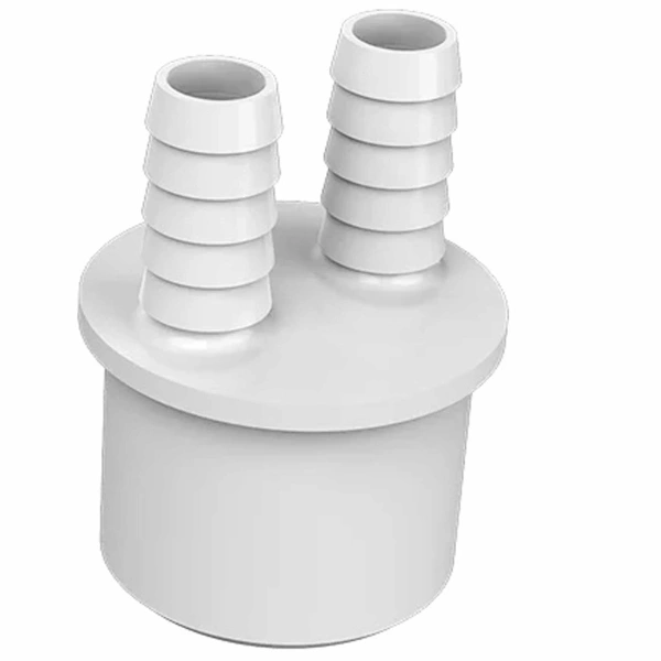 Адаптер для подключения слива с двумя отводами (вход 14/14мм, выход 40мм) А-1442 ОРИО