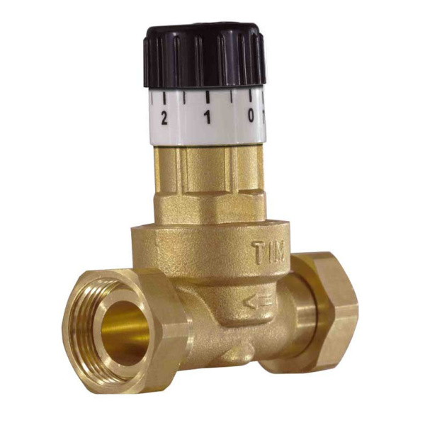Клапан перепускной TIM BL0833 с накидными гайками 3/4"