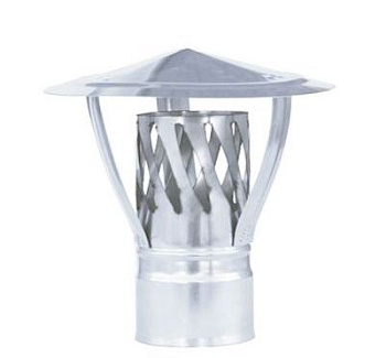 Зонт УМК 100мм 0,5мм нержавеющая сталь с искрогасителем