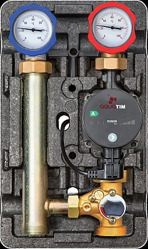 Насосная группа быстрого монтажа TIM NG-MK-0101 с 3 ход/смес/клапан/ (подача справа), без насоса