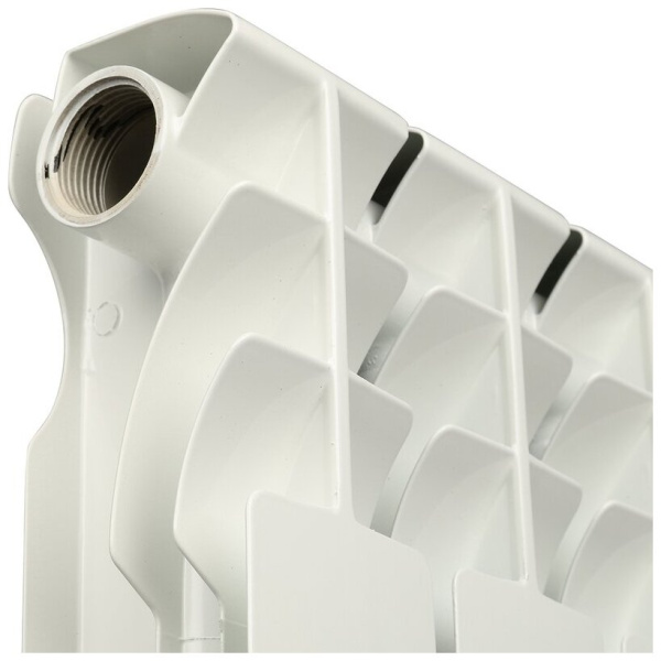 Радиатор Биметаллический ROMMER  Optima 4 секции, 500мм/80мм, 125Вт, белый — купить в Кургане, цены в интернет-магазине «АкваТехника»