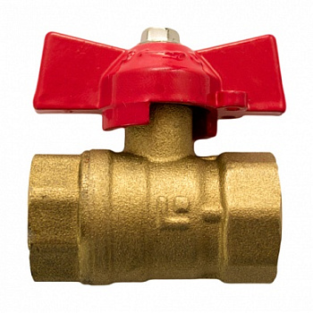 Кран шаровой латунь аналог БОЛОГОЕ  3/4", рычаг, вн/вн  