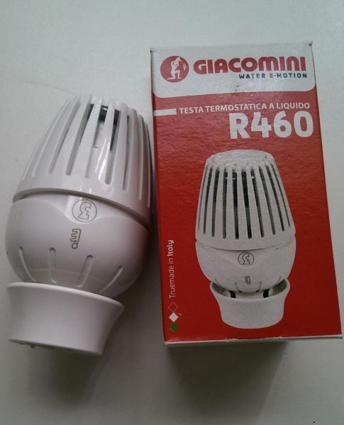 Головка термостатическая жидкостная GCM R460   