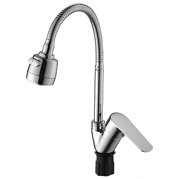 Смеситель для кухни   РМС-Л1-016Г  врезной, однорычажн.логт/хир. хром