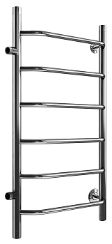 Полотенцесушитель МАРГРОИД Лесенка B6 800х500мм Черный боковое подключение водяной