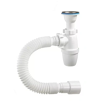 Сифон для раковины ОРИО А-32019 с гофрой 40-40/50 ан.С1015