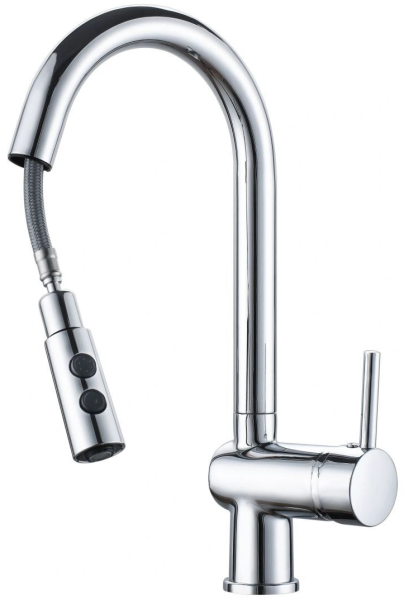 Смеситель для кухни GROSS AQUA Extra 3140609С  встраиваемый однорычажн. хром — купить смеситель для кухни в Кургане, цены в интернет-магазине «АкваТехника»