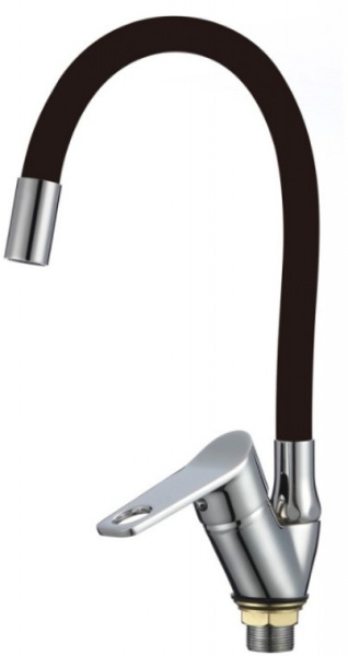 Смеситель для кухни РМС SL137BL-016F врезной, однорыч., хром, выс. излив