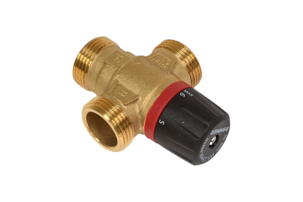 Термостатический смесительный клапан для отопления и ГВС 1" НР 35-60°С KV 2,5 ROMMER (бок. смеш-ие) — купить в Кургане, цены в интернет-магазине «АкваТехника»