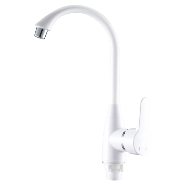 Смеситель для кухни РМС  PL5-017F   однорычажн. белый