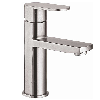 Смеситель для умывальника FASHUN  А51120 врезной, однорычажный, сатин,нержавеющая сталь 