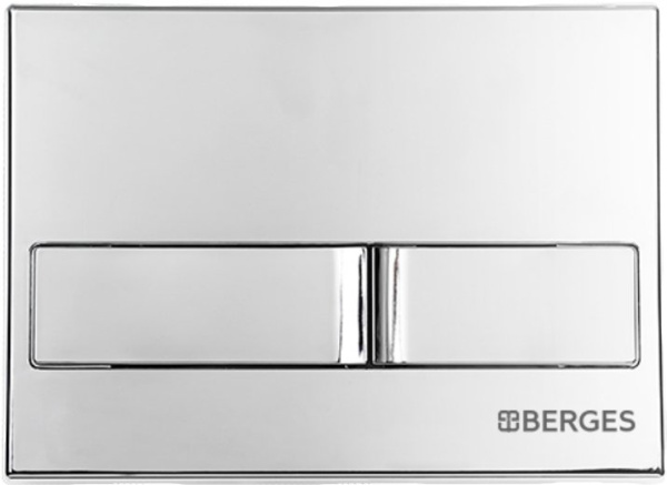 Клавиша смыва Berges Novum L3 хром глянец