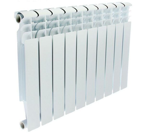 Радиатор Биметаллический AQUAPROM  10 секций, 500мм/80мм, 130Вт, белый