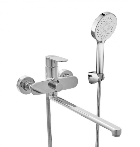 Смеситель для ванны FASHUN А2285   однорычажн. хром,длинный излив