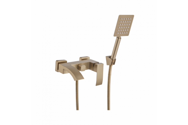 Смеситель для ванны FASHUN А53018-21   бронза, короткий излив, D=35мм