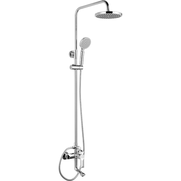 Душевая система FASHUN  А2418  однорычажн. cо смесителем с троп.душем хром