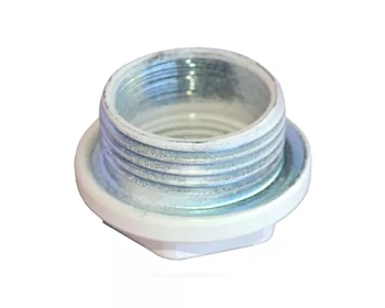 Заглушка для алюминиевого радиатора OGINT 1", правая, с прокладкой