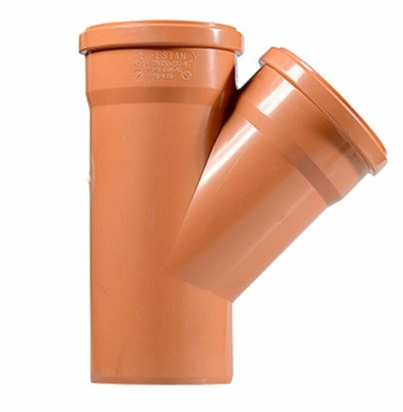 Тройник для НАРУЖ. КАН. РТП 110х110/45*  