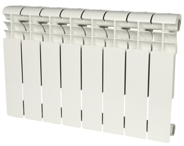 Радиатор Алюминиевый ROMMER  Profi 8 секций, 350мм/80мм, 115Вт, белый — купить в Кургане, цены в интернет-магазине «АкваТехника»