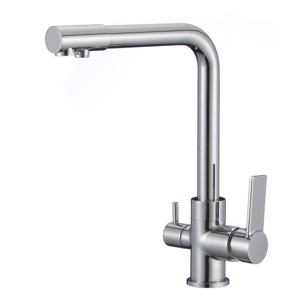 Смеситель для кухни РМС  SL130-015F  перек. фильтра для питьевой воды однорычажн. хром