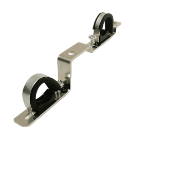 Кронштейн сдвоенный сталь оцинк. для коллектора 3/4" ZSc.400.1105