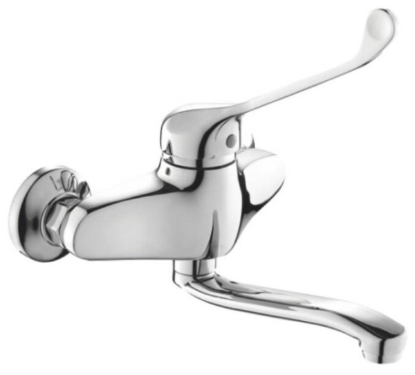 Смеситель для умывальника GROSS AQUA Professional 4575509С-20S пристен., однорычажн. хром