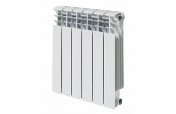 Радиатор Алюминиевый Русский радиатор КОРВЕТ 8 секций, 500мм/80мм, 173Вт, 