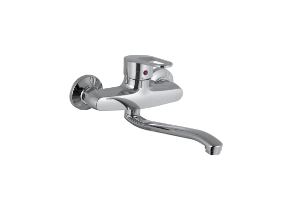 Смеситель для умывальника FASHUN  PL4606 настенный,хром D=35мм хром