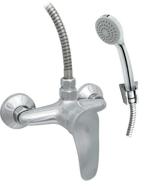 Смеситель душевой однорук.ЦС-СМ 293-2/3 М40  ПП801204 хром