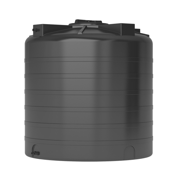 Бак для воды ATV-1000 В 1000л чёрный с поплавком 