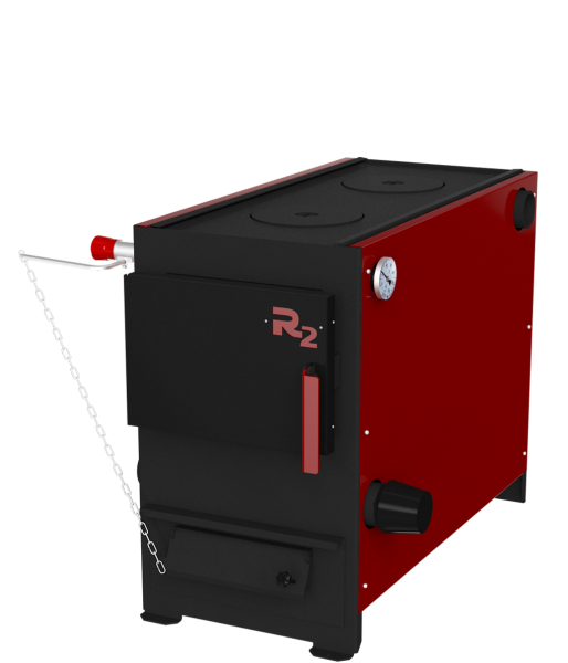 Котел твердотопливный ТЕРМОКРАФТ R2, одноконтурный, 21кВт, 