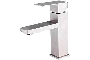 Смеситель для умывальника FASHUN  A51102 врезной, сатин, D=35мм хром