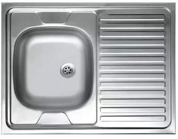 Мойка накладная    S-420  600*800 левая, УЦЕНКА